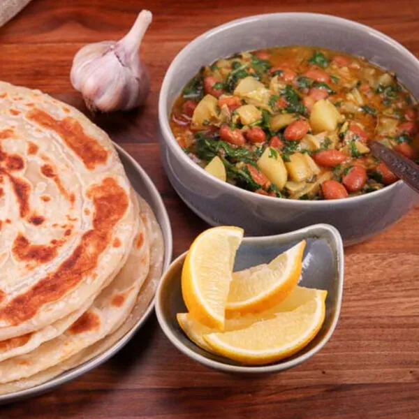 Beans and Spinach Combo