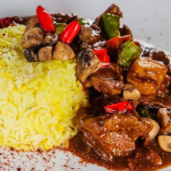 Lightly Marinated Camel Stew